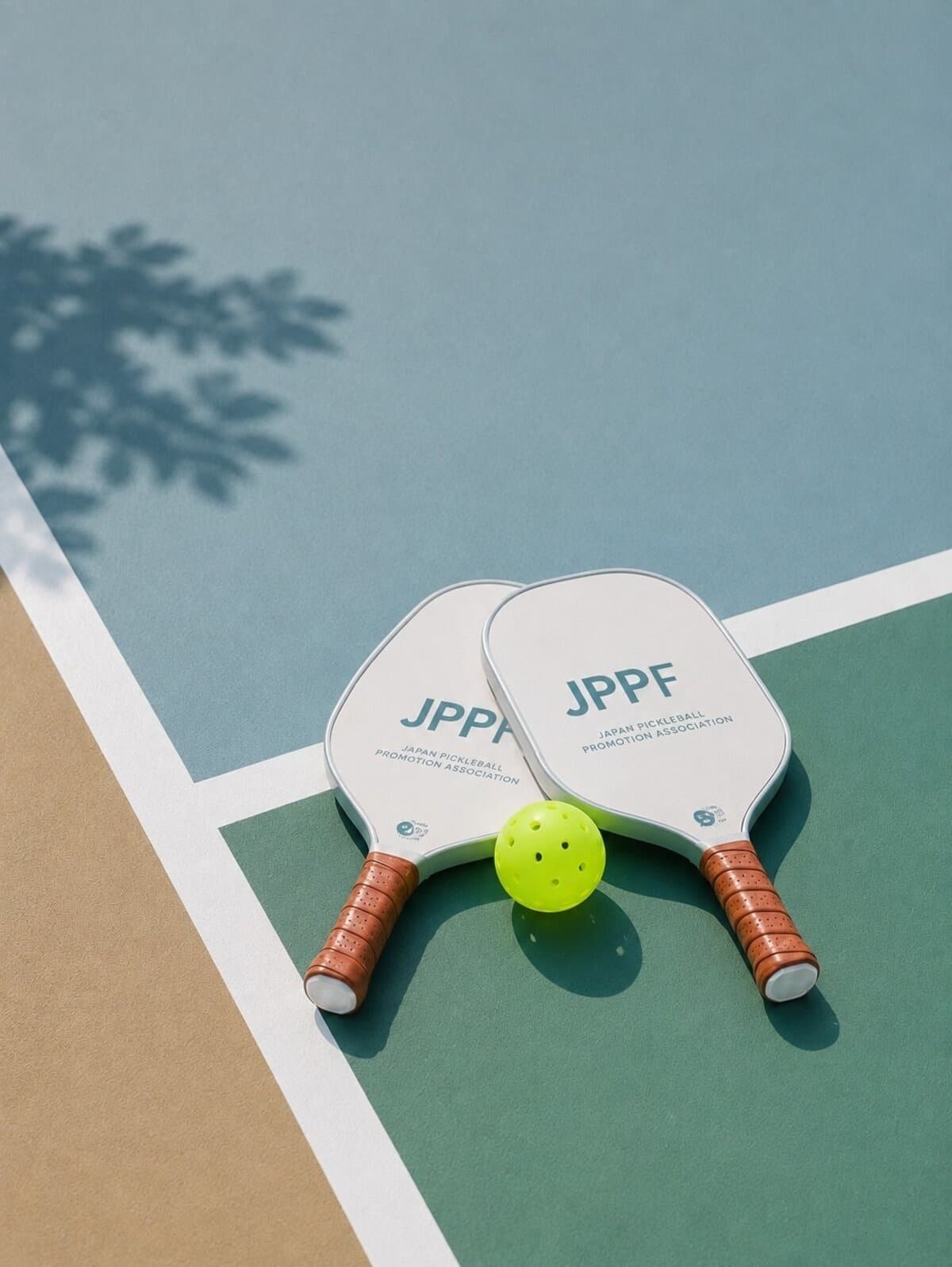 JPPFブランドのパドルとボールのイメージ(参考画像・実際の製品・活動の写真ではありません)